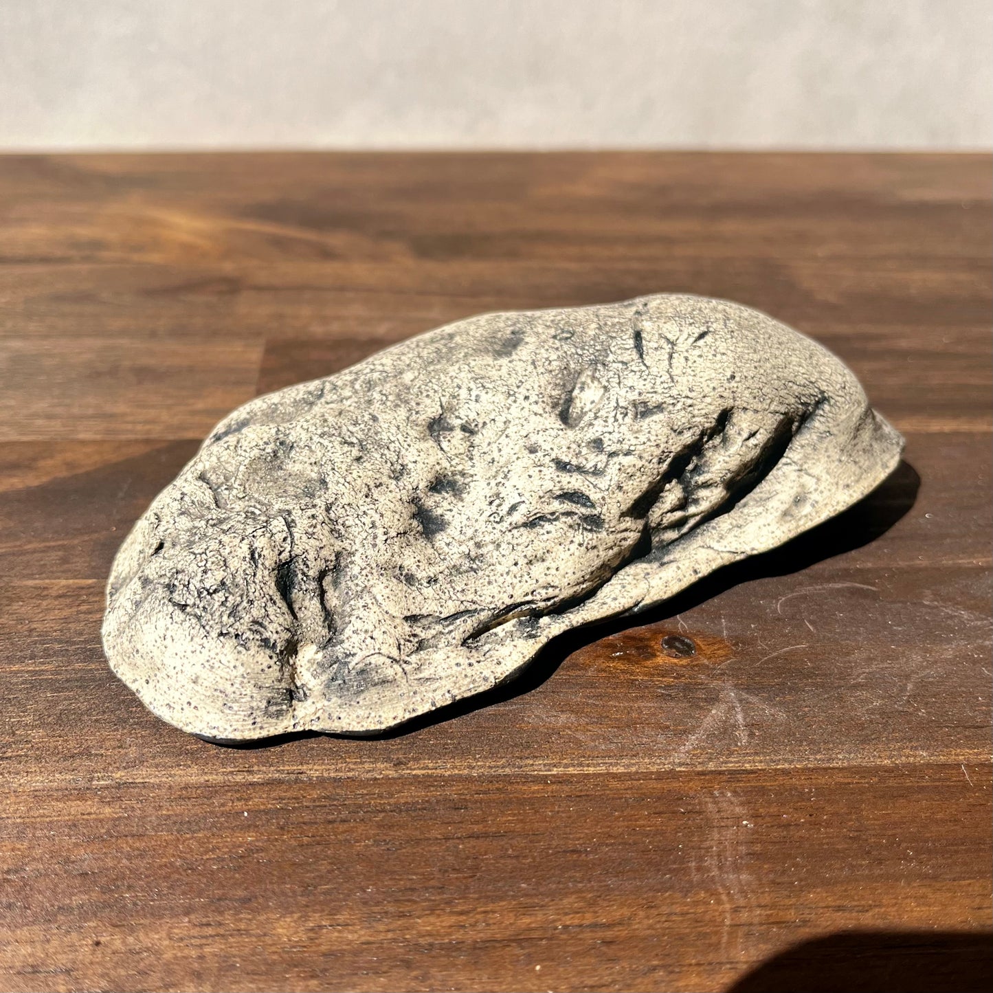 oyster ring dish - satin black