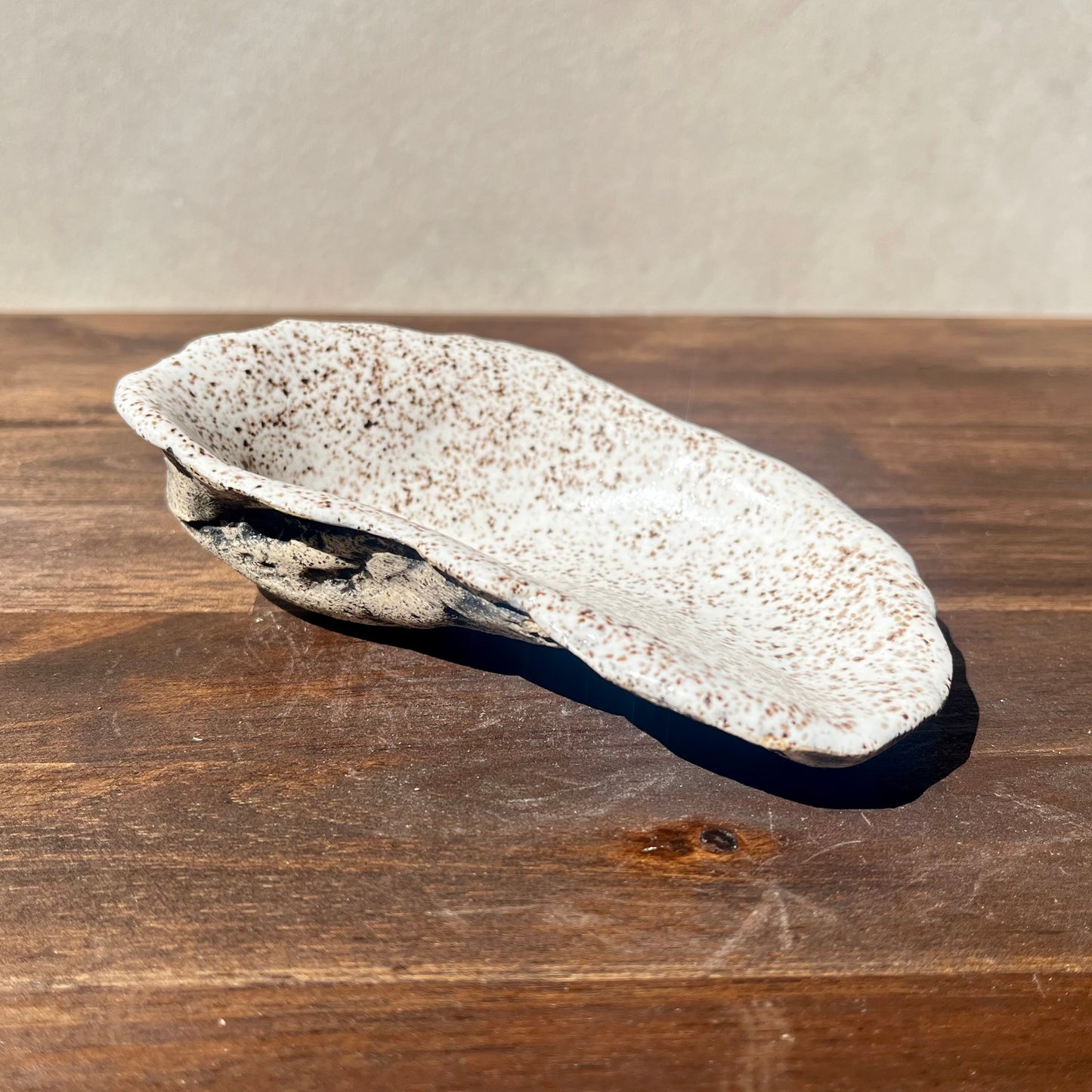 oyster ring dish - white