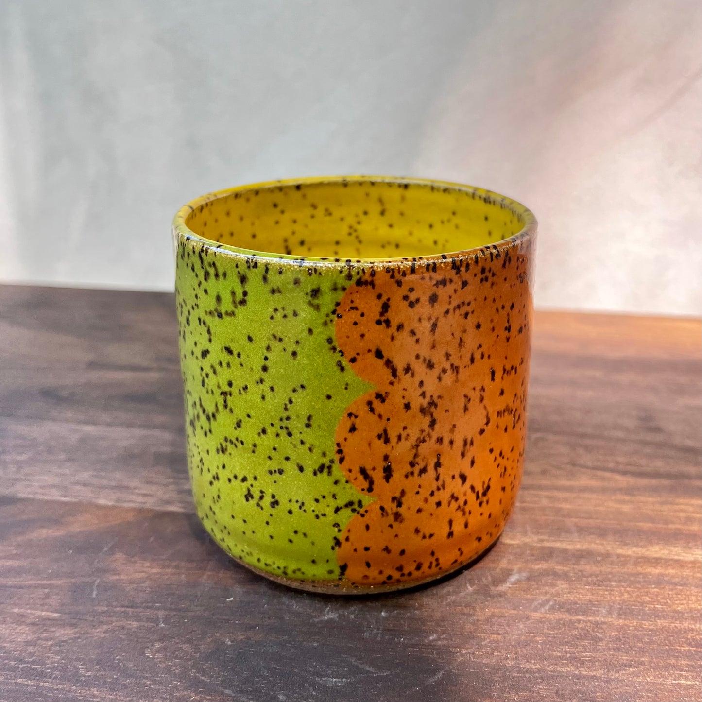 tumbler - green/brown/yellow 1