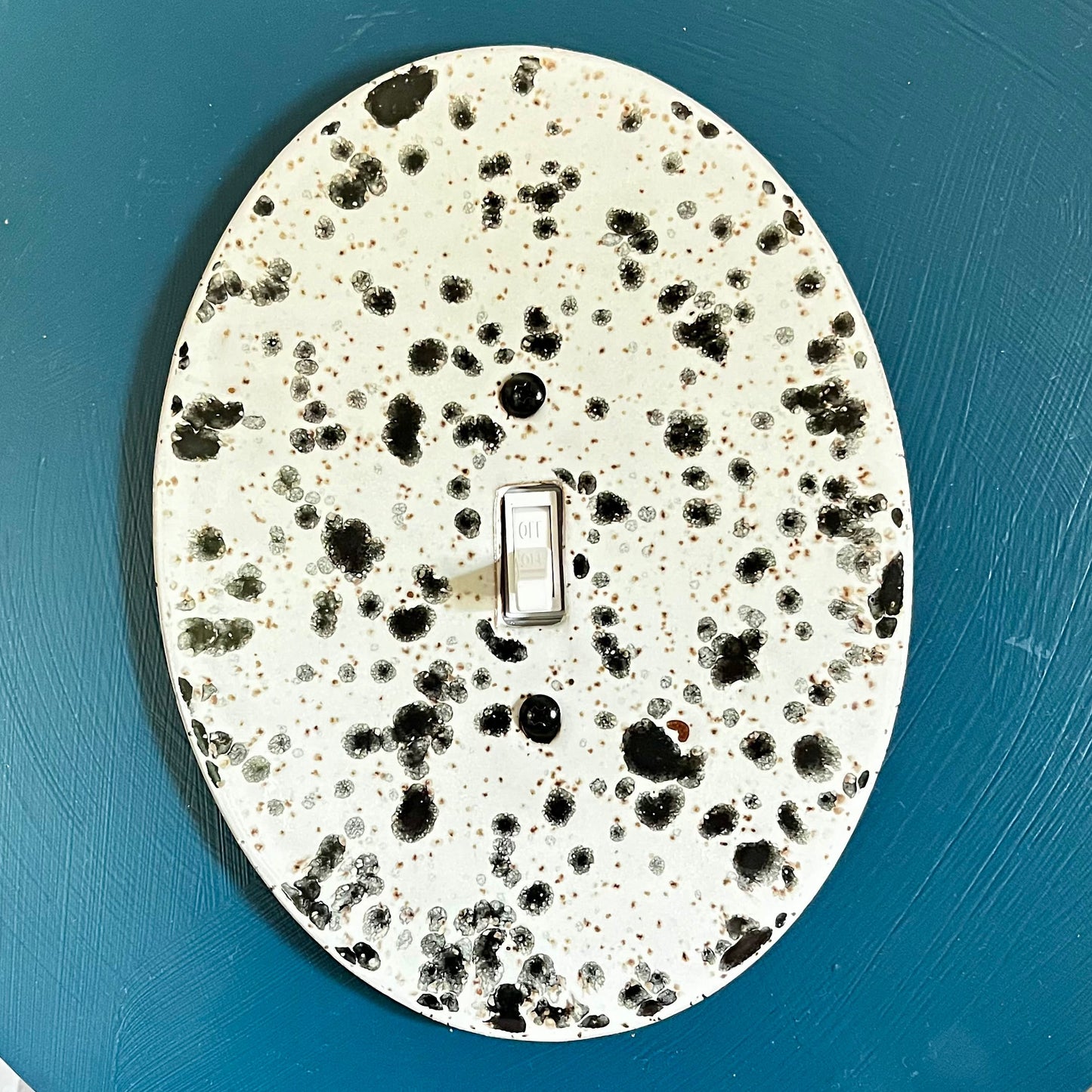 light switch cover - black/white