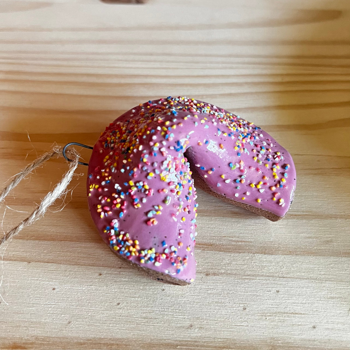 fortune cookie ornament