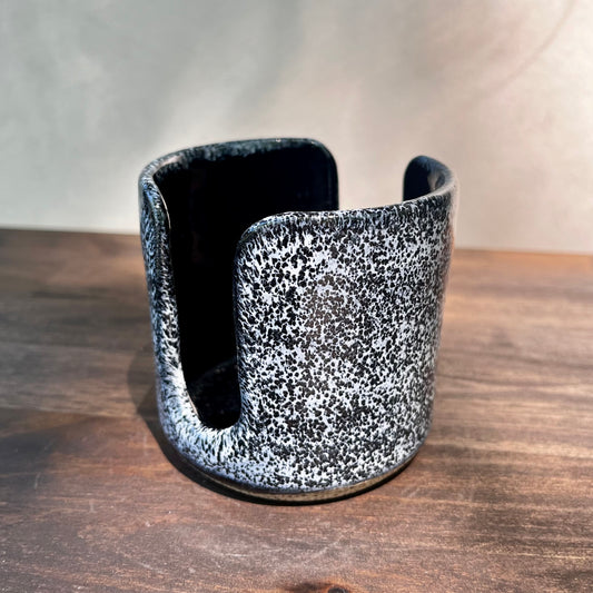 sponge holder - black/white static