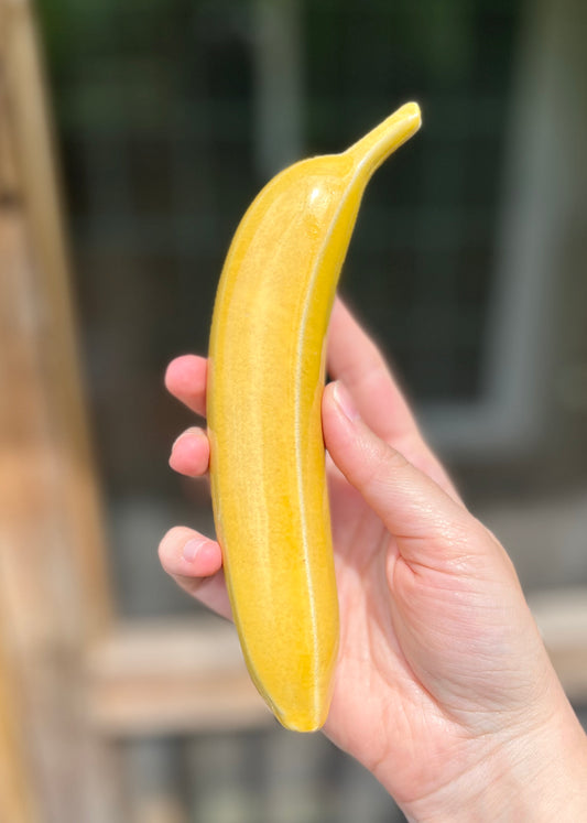 ceramic banana decoration
