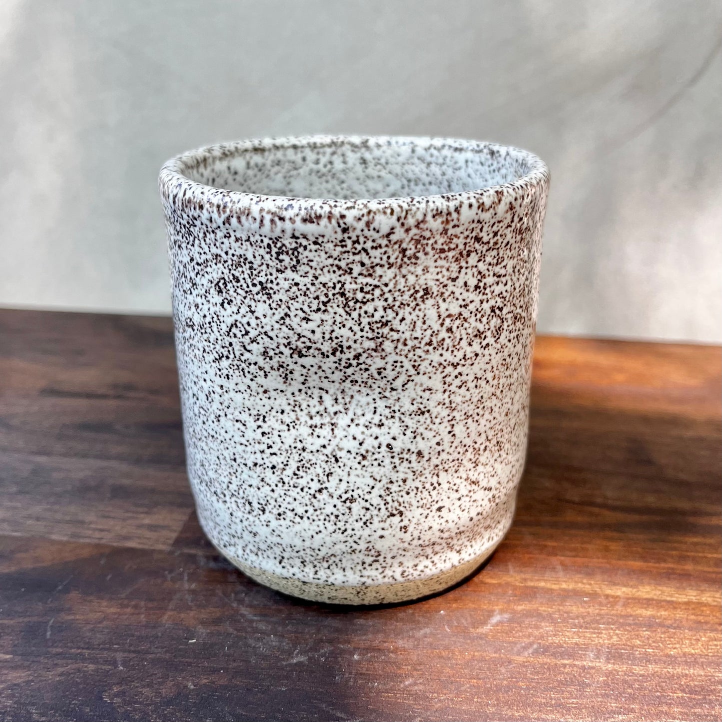 thumbprint tumbler - white