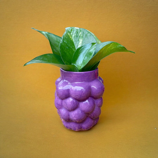 mini berry bud vase - grapes