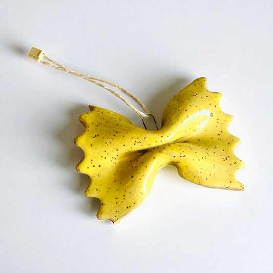 bowtie pasta ornament