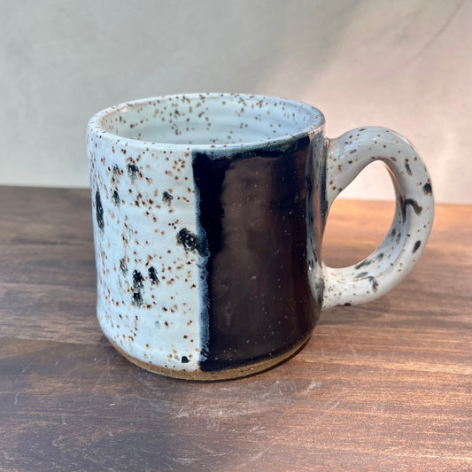 coffee mug - black/white spots 1