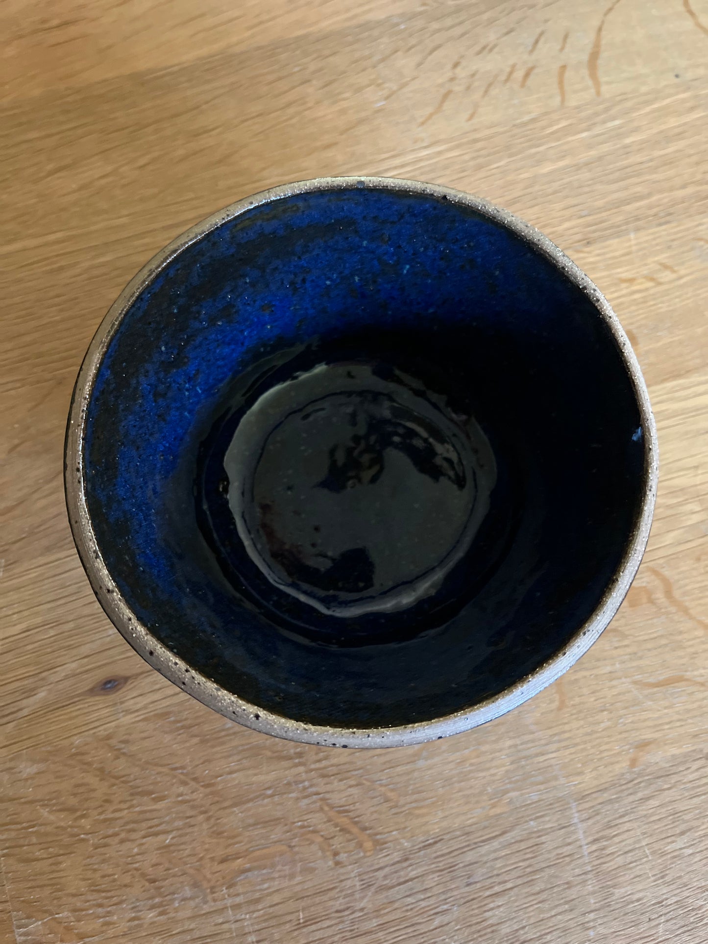 hand built bowl - dark blue 2